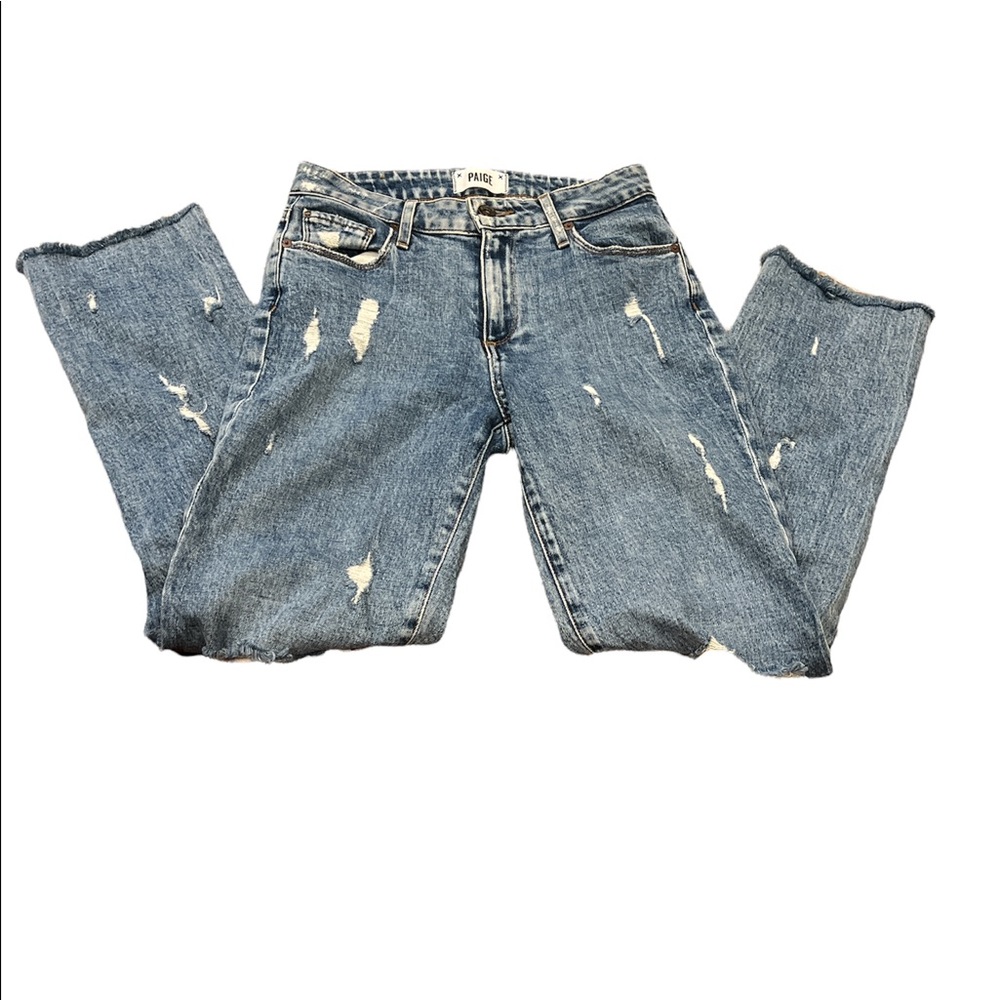 Paige distressed denim jeans